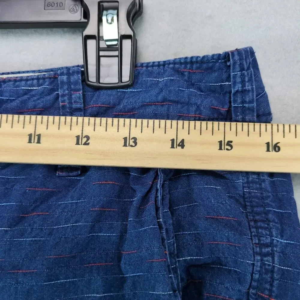 Hollister Beach Prep Fit Blue Multi Shorts Men's 30x7